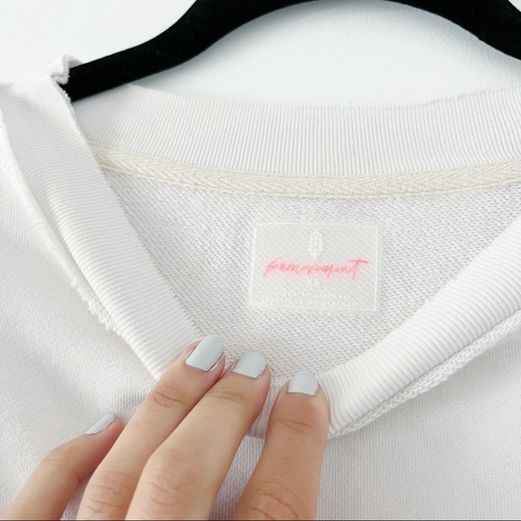 NWT Free People FP Movement Metti Ombré Sweatshirt - Pink - Picture 8 of 15